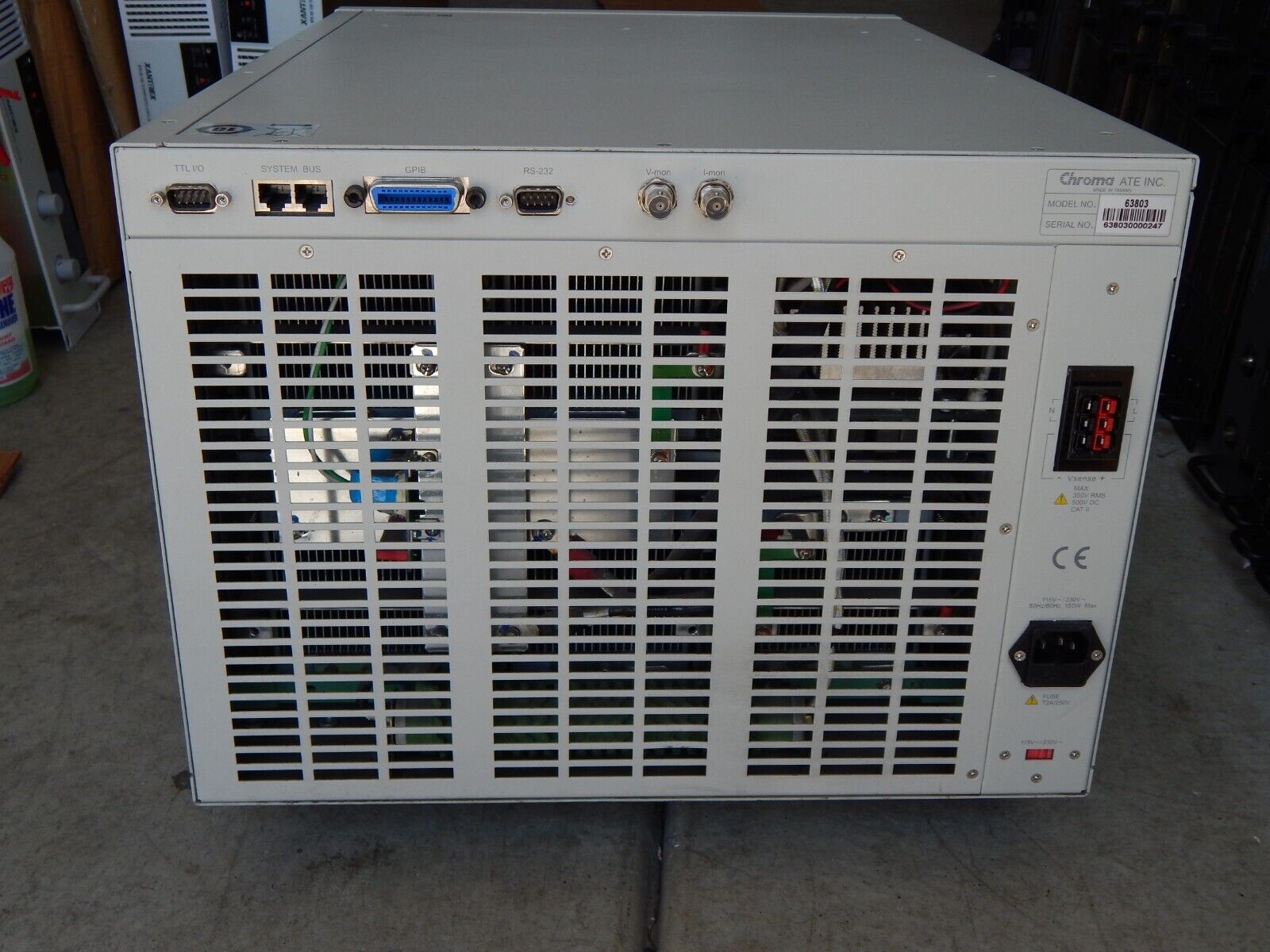 Chroma 63803 Programmable AC/DC Electronic Load 3.6kW/36A/350V, 1 in stock Chroma 63803 Programmable AC/DC Electronic Load 3.6kW/36A/350V, 1 in stock